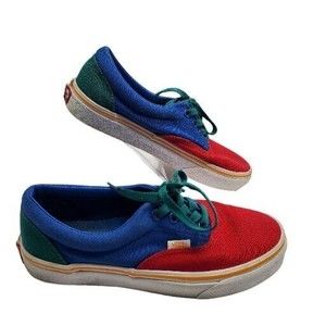 Vans Unisex Off The Wall 500714 Blue/Red/Yellow Shoes Sneakers Size M 5.5 W 7